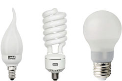Серед перерахованих моделей найвищої є ціна енергозберігаючої лампи зі світлодіодами