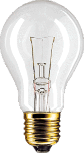 Лампа розжарювання - найпоширеніший вид лампочок