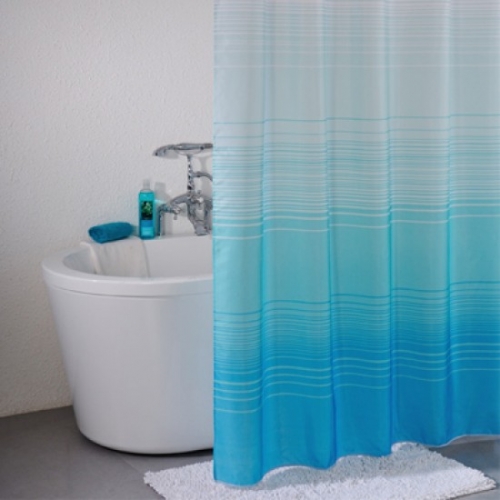 Тканинну штору можна легко поміняти в залежності від настрою, і, таким чином, змінити настрій ванної кімнати або внести яскравий акцент