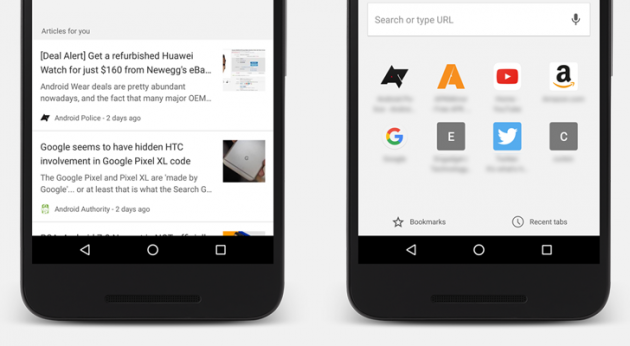 У Chrome для Android з'явилися рекомендовані посилання