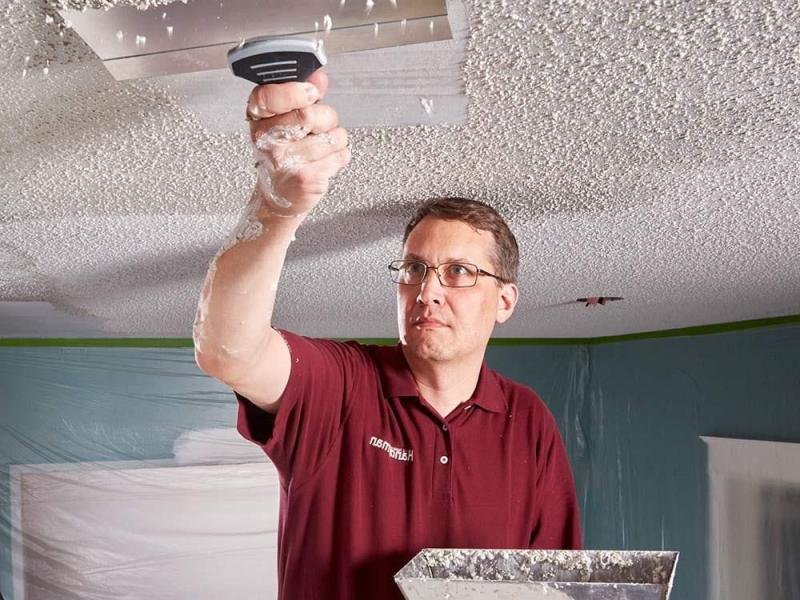 Removing Popcorn Ceilings